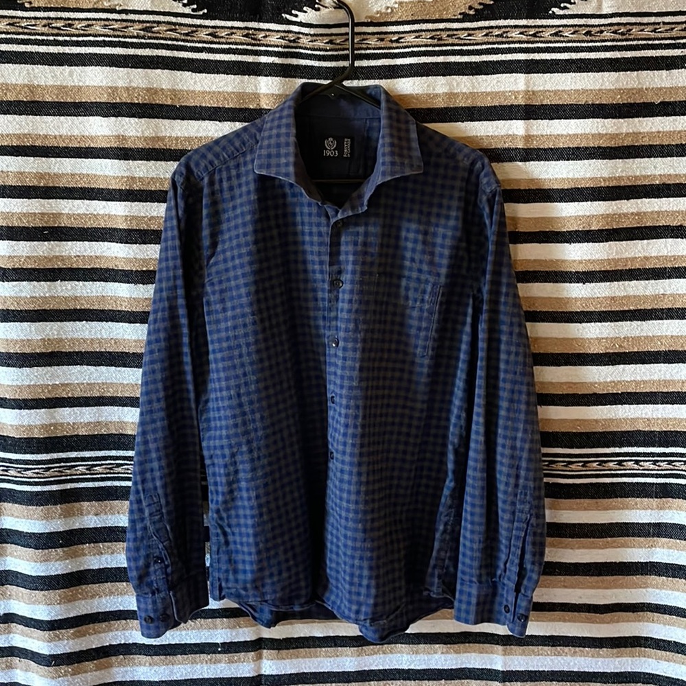 Forsyth of Canada Men’s Long-Sleeve Button-Down, Large